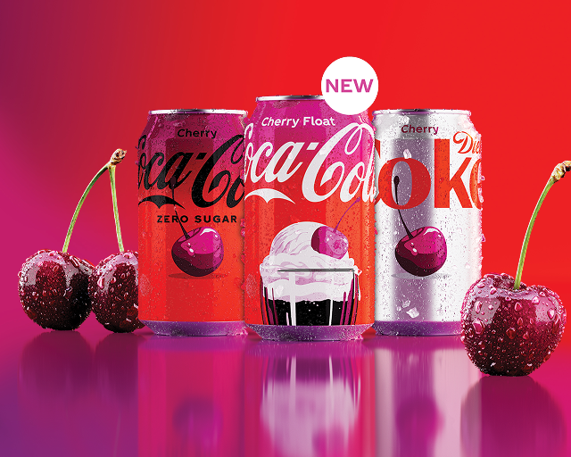 Coca-Cola Cherry ZS, Coca-Cola Cherry Float, Diet Coke Cherry