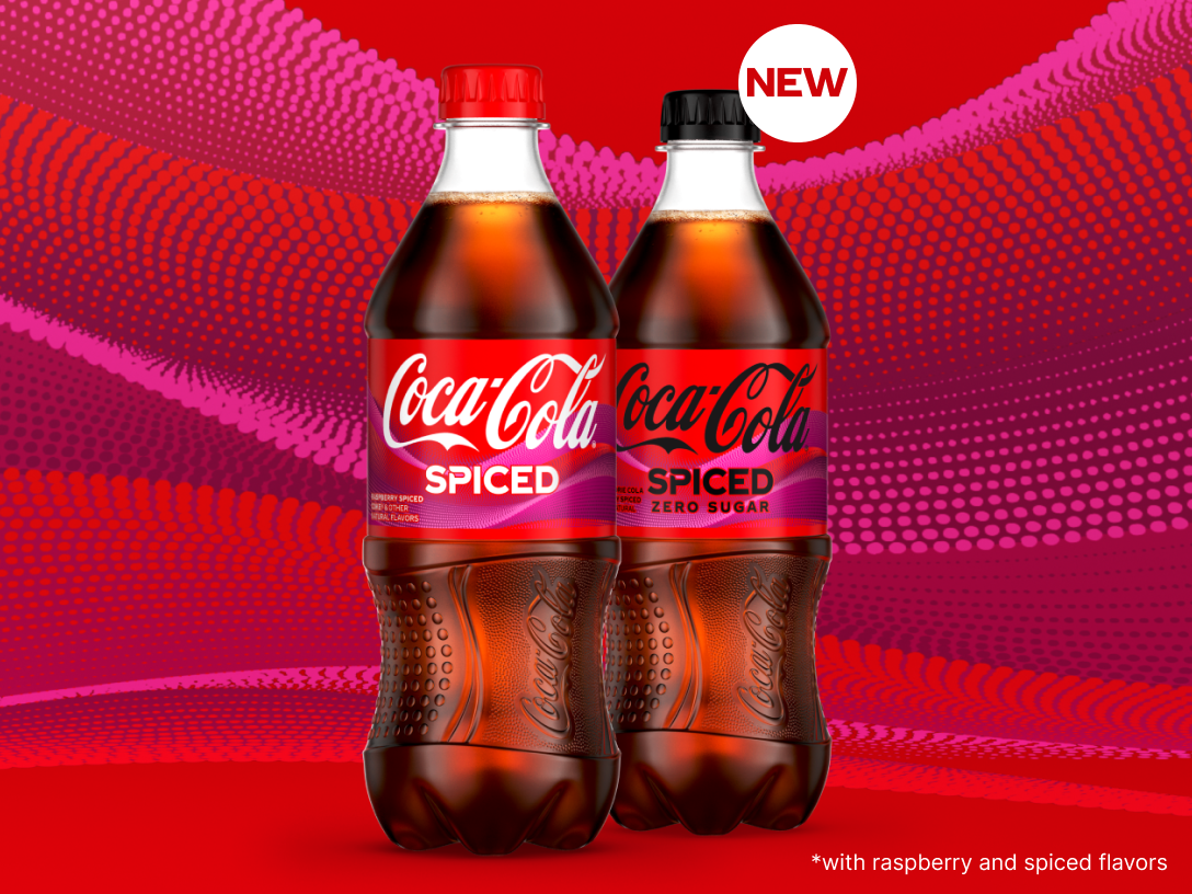 raspberry spiced coke & other natural flavors and zero sugar *with raspberry and spiced flavors