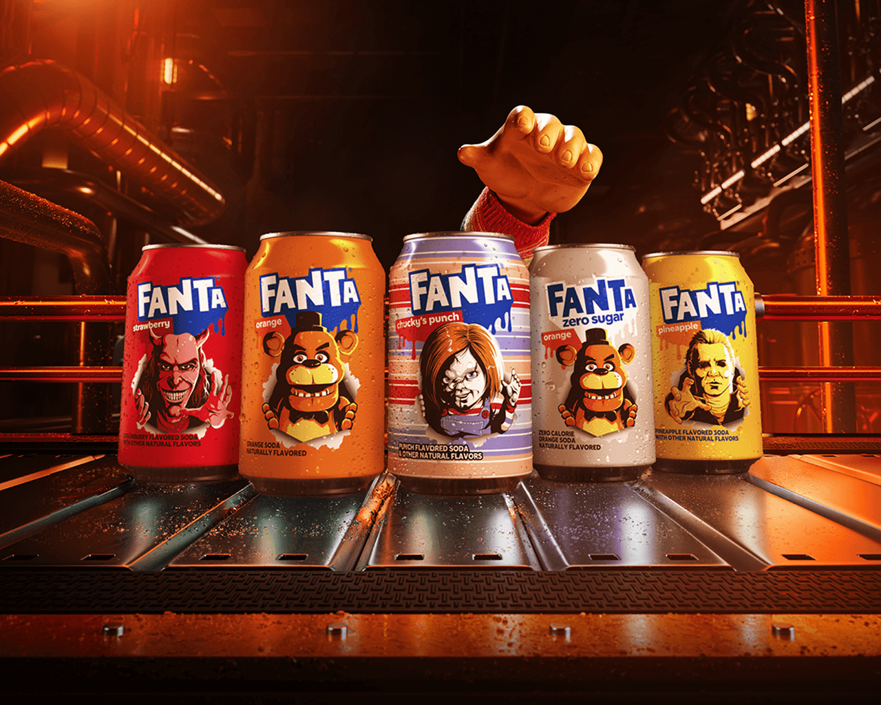 Fanta product lineup