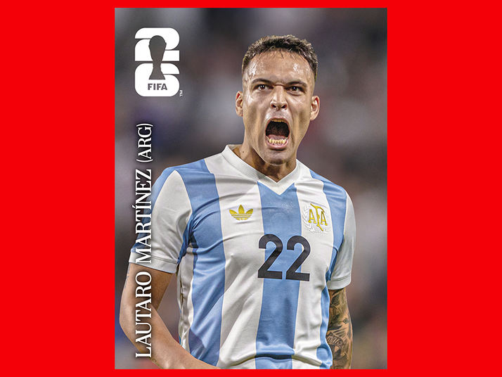 Panini FIFA sticker of Lautaro Martínez
