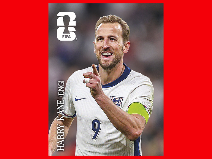 Panini FIFA sticker of Harry Kane 
