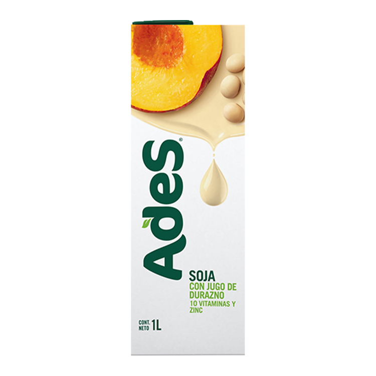 Tetra Brik Ades Soja Sabor Durazno