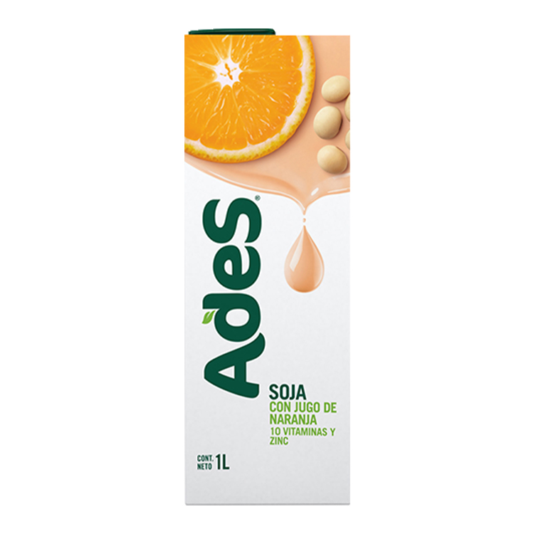 Tetra Brik Ades Soja Sabor Naranja