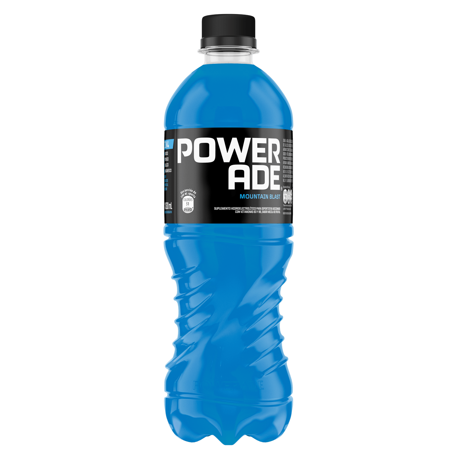 Botella de Powerade  Mountain Blast