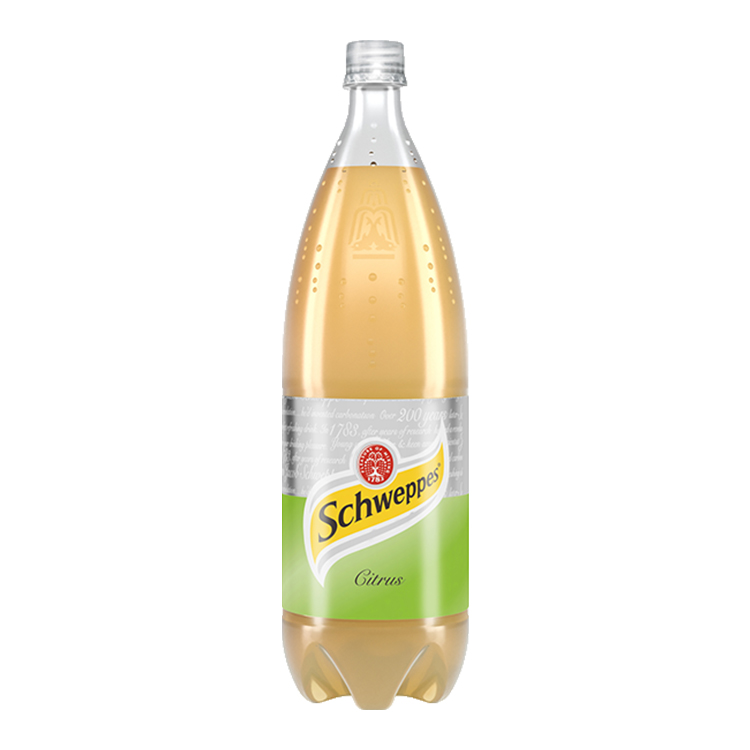 Botella de Schweppes Citrus