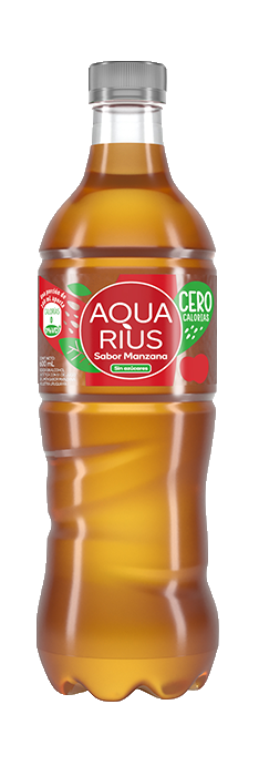 Botella de Aquarius Cero Sabor Manzana