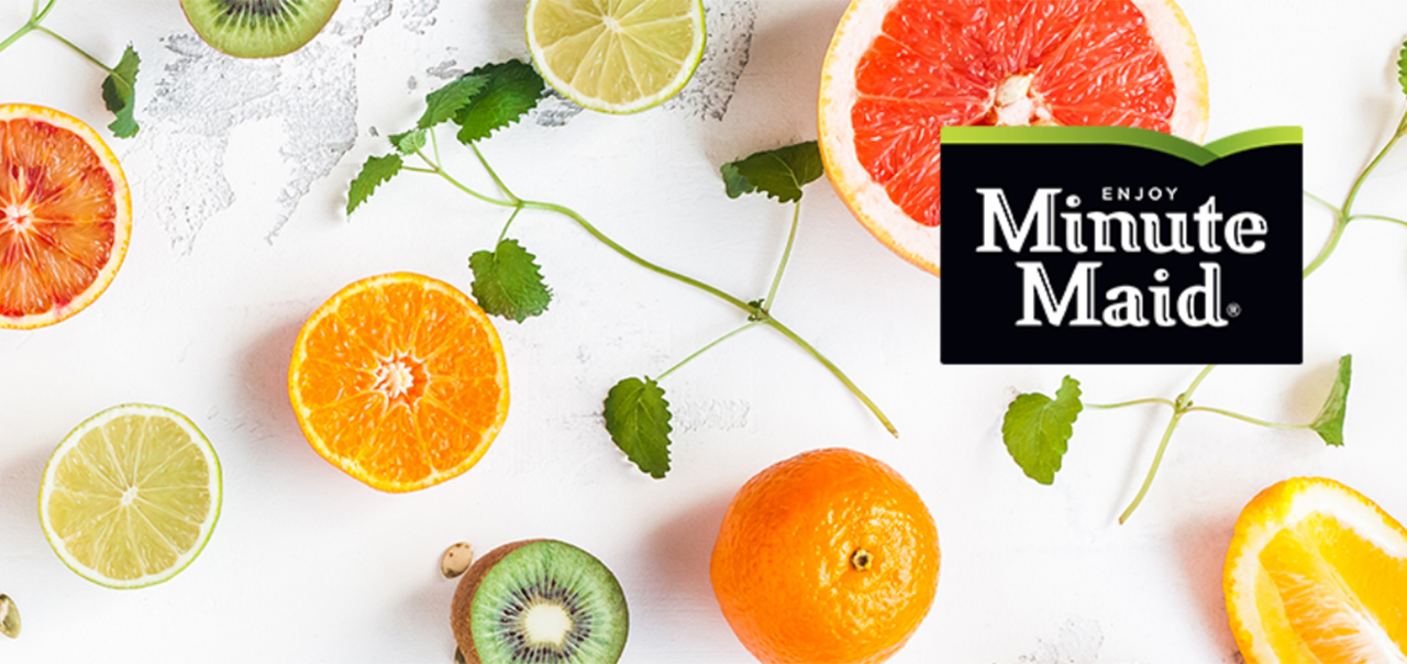 Minute Maid header desktop