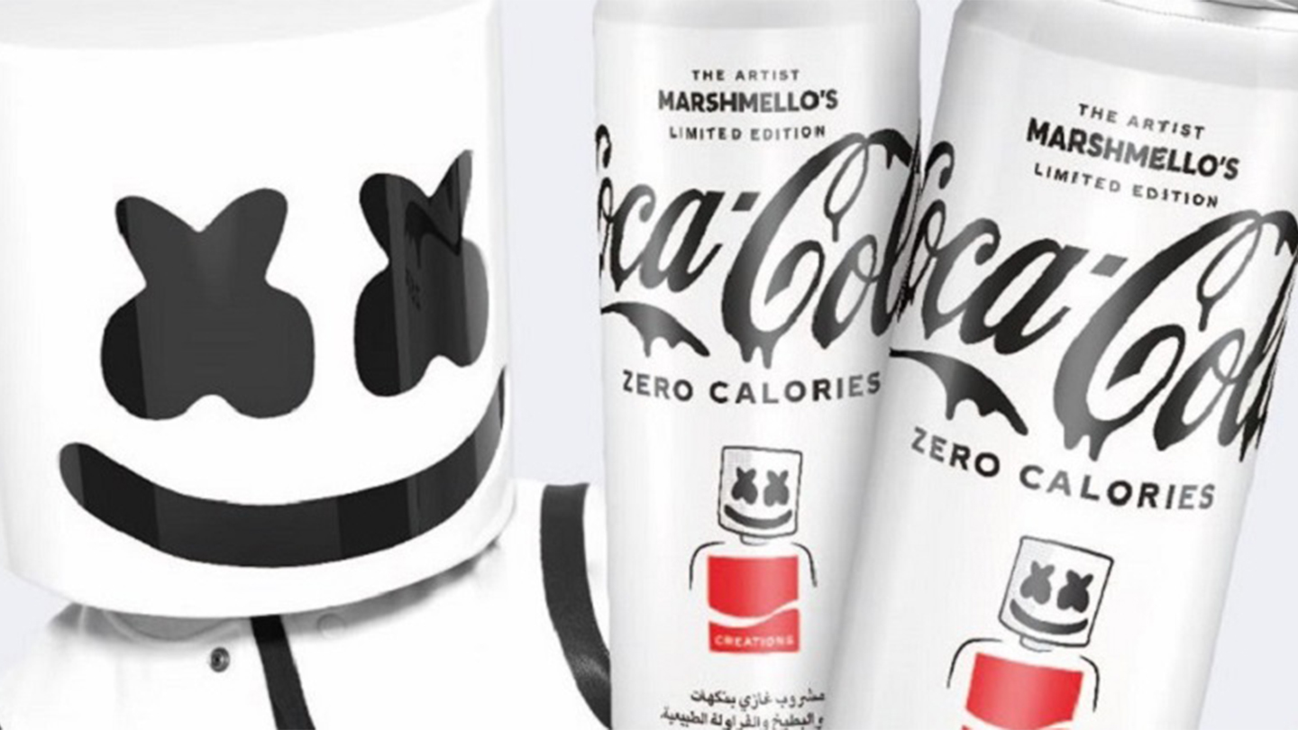 New Coca-Cola drink in partnership with artist Marshmallo