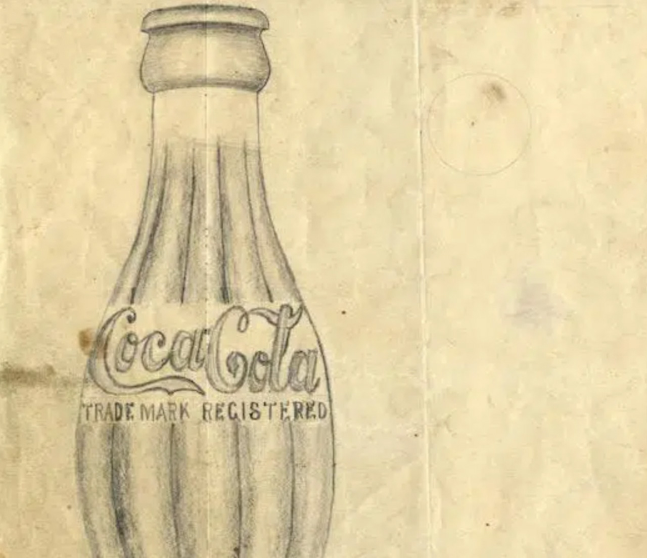 Coca-Cola ရဲ့ ပထမဦးဆုံး ပုလင်းခွံပုံစံ