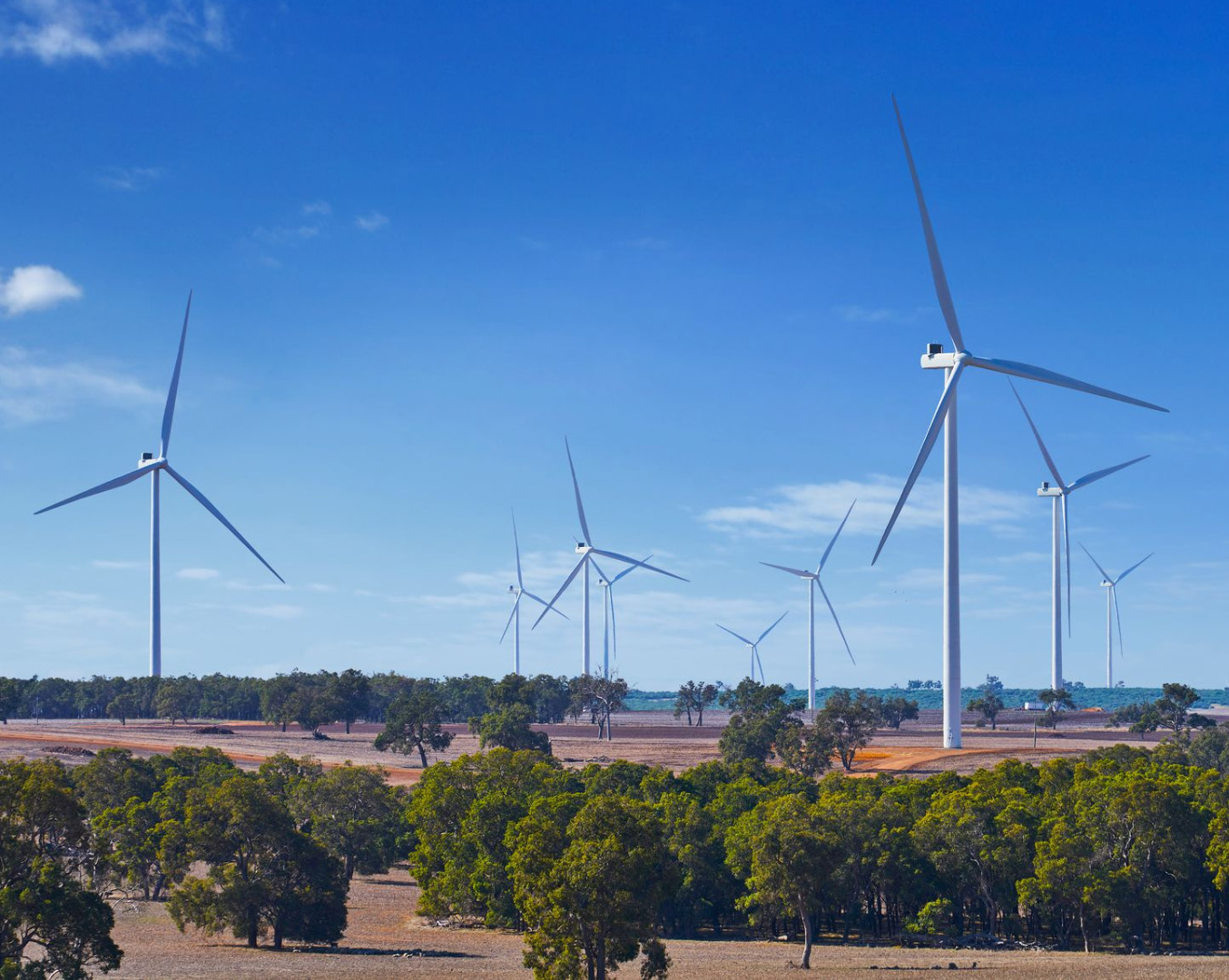 Trang trại gió Yandin tại Úc sản xuất điện tái tạo