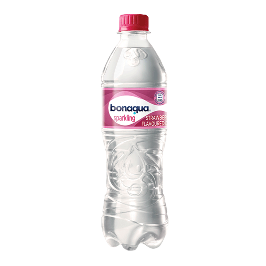 Bonaqua Sparkling Strawberry Flavoured Low Kilojoule Drink