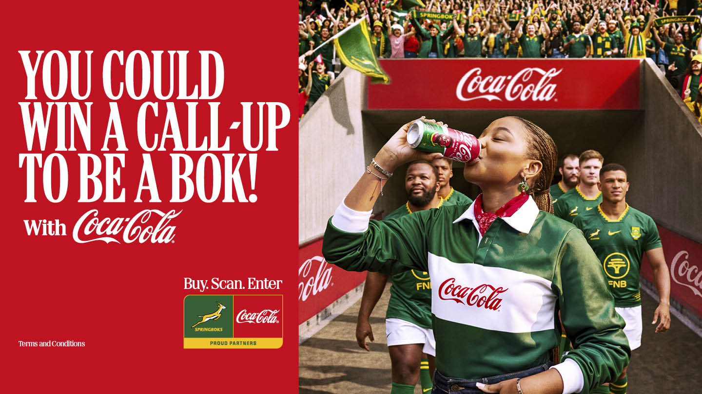 You Could Win A Call-up To Be A Bok! With Coca-Cola