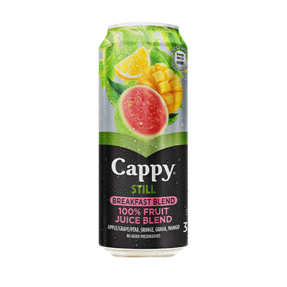 A can of Cappy breakfast blend