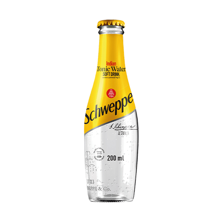 Bottle of Schweppes Tropical